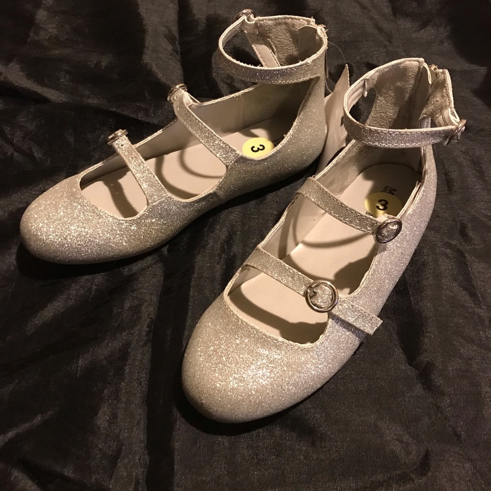 Girls Michael Kors Grover Dover Glitter Flats